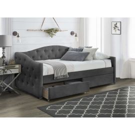 Halmar Aloha Single Bed 90x200cm, Without Mattress, Grey | Halmar | prof.lv Viss Online