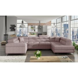 Eltap Letto Omega Corner Pull-Out Sofa 58x202x90cm, Pink (Le_34) | Sofas | prof.lv Viss Online