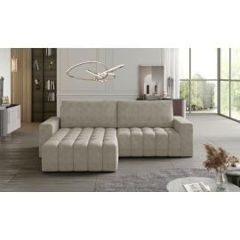 Stūra Dīvāns Izlaižams Eltap Bonett Dora 170x250x85cm Kreisais Stūris Bēšs (Bon_01) | Izvelkamie dīvāni | prof.lv Viss Online