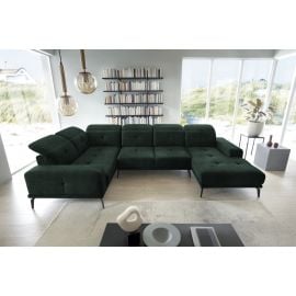 Eltap Neviro Loco Corner Sofa 201x350x77cm, Green (CO-NEV-LT-35LO) | Sofas | prof.lv Viss Online