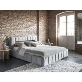 Eltap Lamica Monolith Double Bed 232x140x90cm, Without Mattress, Light Grey 84 (LAM_07MET_1.4) | Eltap | prof.lv Viss Online