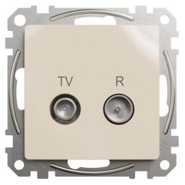 Schneider Electric Sedna Design Socket Outlet with TV/R Outlet