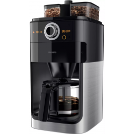Кофеварка Philips с функцией помола зерен Grind & Brew HD7769/00 черного цвета | Кофе-машины | prof.lv Viss Online