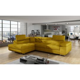 Eltap Anton Omega Corner Pull-Out Sofa 203x272x85cm, Yellow (An_50) | Corner couches | prof.lv Viss Online
