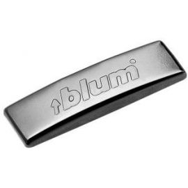 Blum Clip Decorative Mounting Plate for Narrow Aluminum Profile, with Logo, Nickel-plated (70.1503.BP) | Furniture hinges | prof.lv Viss Online