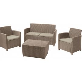 Keter Mia Garden Furniture Set Beige | Outdoor furniture sets | prof.lv Viss Online