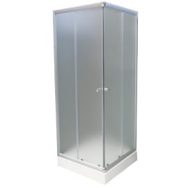 Aqualine Square 90x90cm Shower Enclosure White (99CB/607/1N) | Aqualine | prof.lv Viss Online