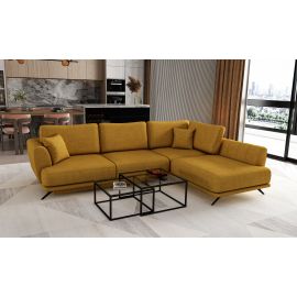 Eltap Larde Gojo Corner Pull-Out Sofa 191x276x90cm, Yellow (CO-LAR-RT-45GO) | Corner couches | prof.lv Viss Online