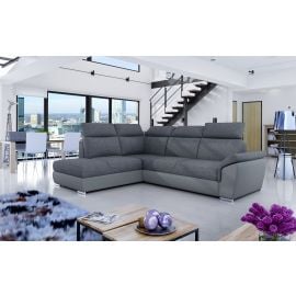 Eltap Loreto Inari/Soft Corner Pull-Out Sofa 60x260x102cm, Grey (Lor_46) | Sofas | prof.lv Viss Online