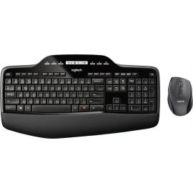 Logitech MK710 Keyboard + Mouse Nordic Black (920-002443) | Logitech | prof.lv Viss Online