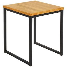 Black Red White Coffee Table, 50x50x50cm Light Brown (D05035-LAW/50-ANA) | Living room furniture | prof.lv Viss Online