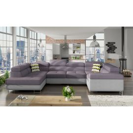 Eltap Letto Soro/Corner Pull-Out Sofa 58x340x90cm Violet (Le_23) | Living room furniture | prof.lv Viss Online