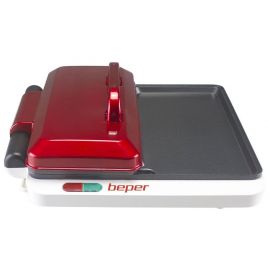 Электрический гриль Beper P101CUD500 белый/красный/серый (T-MLX41979) | Мелкая бытовая техника | prof.lv Viss Online