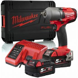 Milwaukee M18 ONEFHIWF12-502X Cordless Impact Wrench 18V 2x5Ah (4933459727) | Screwdrivers and drills | prof.lv Viss Online