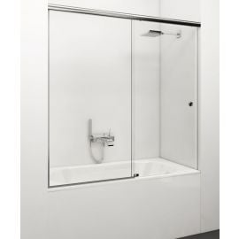Стеклянная стена для ванны Arianna 160ARI прямоугольная 160x150 см прозрачная белая | Стенки для ванны | prof.lv Viss Online