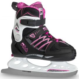 Fila X-One Ice G Kids' Leisure Ice Skates 35-38 Black/White/Pink (2005200812088) | Ice skates | prof.lv Viss Online