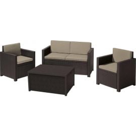 Keter Modena Set Furniture Set Brown (29200463599) | Outdoor furniture sets | prof.lv Viss Online