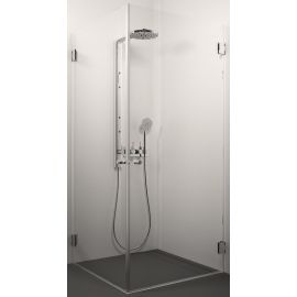 Glass Service Sofia 100x100cm H=200cm Square Shower Enclosure Transparent Chrome (100x100SOF) | Shower cabines | prof.lv Viss Online