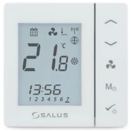 Salus Controls FC600 Smart Radiator Fan Convector Thermostat White | Smart thermostats | prof.lv Viss Online