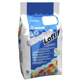 Mapei Ultratop Loft F One-Component Rough-Finish Cement-Based Levelling Compound, Grey, 5kg (5S90305A) | Microcement | prof.lv Viss Online