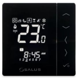 Salus Controls VS20BRF Умный термостат Черный
