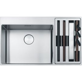 Встроенная кухонная мойка Franke Box Center BWX 220-54-27 TL из нержавеющей стали (127.0558.826) | Металлические раковины | prof.lv Viss Online
