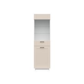Black Red White FL Smart Display Cabinet, 205x60x42cm, Beige/White (S477-REG1D1W/KPL-BAL/BPS) | Living room furniture | prof.lv Viss Online