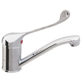 Rubineta Prince P-19 Medic Bathroom Faucet with Extended Handle Chrome (1702190) | Sink faucets | prof.lv Viss Online