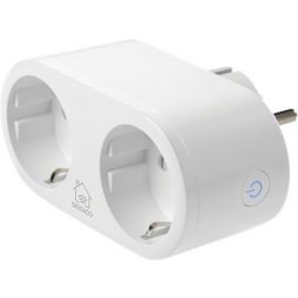 Умная розетка Deltaco Smart Home Plug SH-P02 белого цвета (7333048041968) | Умное освещение и электроприборы | prof.lv Viss Online