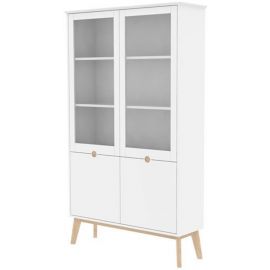 Home4You Century Display Cabinet, 35x106.9x190cm, White (AC91733-1) | Display cabinets | prof.lv Viss Online