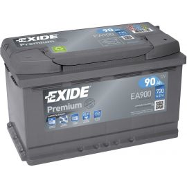 Exide Premium EA900 Auto Akumulators 90Ah, 720A