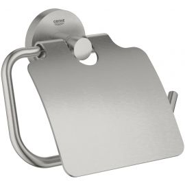 Grohe Essentials Toilet Paper Holder with Cover 17x5x12cm, Chrome (40367DC1) | Toilet paper holders | prof.lv Viss Online