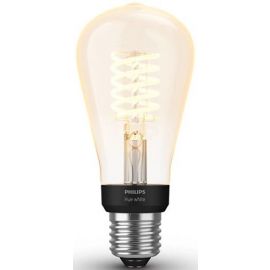 Viedā LED Spuldze Philips Hue White Filament E27 7W 2100K 1gb. (8718699688868) | Spuldzes | prof.lv Viss Online