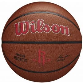 Мяч для баскетбола Wilson NBA Team Alliance Houston Rockets 7 коричнево-красный (WTB3100XBHOU) | Баскетбольные мячи | prof.lv Viss Online