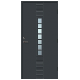 Viljandi Andre VU-T1 7R Exterior Door, Grey, 888x2080mm, Right (510730) | Exterior doors | prof.lv Viss Online