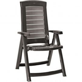 Keter Garden Chair Aruba 61x72x100cm, Grey (29180080939) | Garden chairs | prof.lv Viss Online