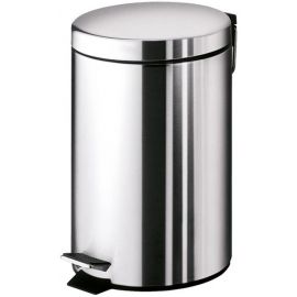 Gedy Argenta Bathroom Waste Bin (Trash Can) with Pedal, 5l, Chrome (2709-13) | Bathroom waste bins | prof.lv Viss Online