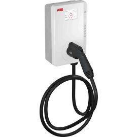 ABB Terra AC Electric Vehicle Charging Station, Type 2 Cable, 22kW, 5m, With Display, White (6AGC081285) | Car accessories | prof.lv Viss Online