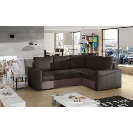 Stūra Dīvāns Izlaižams Eltap Corona Monolith 162x235x90cm Labais Stūris Tumši Brūns/Brūns (Cor_20) | Izvelkamie dīvāni | prof.lv Viss Online