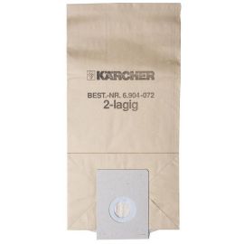 Мешки для пылесоса Karcher 5 шт. (6.904-072.0) | Аксессуары для строительных пылесосов | prof.lv Viss Online