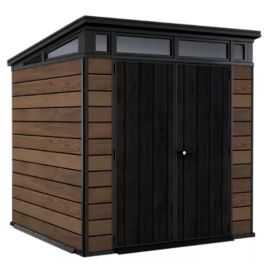 Dārza Noliktava Keter Deco Pent 7 x 7 216x218x226cm, Brūns (29212803) | Dārza mājas | prof.lv Viss Online