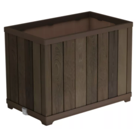 Puķu Pods Keter Deco Ractangle Tall Planter, 45.5x76x55cm, Brūns (29213625533) | Dārza mēbeles | prof.lv Viss Online