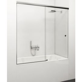 Стеклянная стена для ванны Arianna 140ARI прямоугольная 140x150 см Прозрачный белый | Stikla Serviss | prof.lv Viss Online