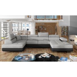 Eltap Rodrigo Sawana/Soft Pull-Out Corner Sofa 58x345x90cm, Grey (Rod_20) | Corner couches | prof.lv Viss Online