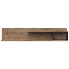 Black Red White Luton Shelf, 160x32x22cm Oak/Black (S442-REG/71/90-DWO) | Shelves | prof.lv Viss Online