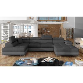Eltap Rodrigo Inari/Soft Corner Pull-Out Sofa 58x345x90cm, Grey (Rod_49) | Corner couches | prof.lv Viss Online