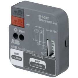 Abb FM BI-F-2.0.1 Binary Input 2-k Switch Black (2CDG510002R0011) | Smart switches, controllers | prof.lv Viss Online