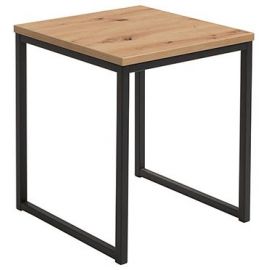 Black Red White Coffee Table 40x40x40cm, Oak (D05034-LAW/40-DDZN) | Living room furniture | prof.lv Viss Online