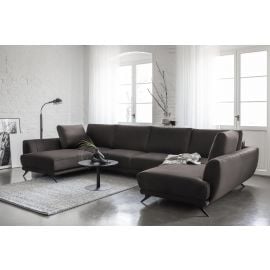 Eltap Larco Riviera Corner Pull-Out Sofa 191x362x90cm, Grey (CO-LA-97RIV) | Sofas | prof.lv Viss Online