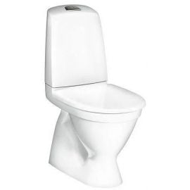 Gustavsberg Nautic Toilet Bowl with Horizontal (90°) Outlet Soft Close Quick Release Seat White GB111510201331 | Gustavsberg | prof.lv Viss Online
